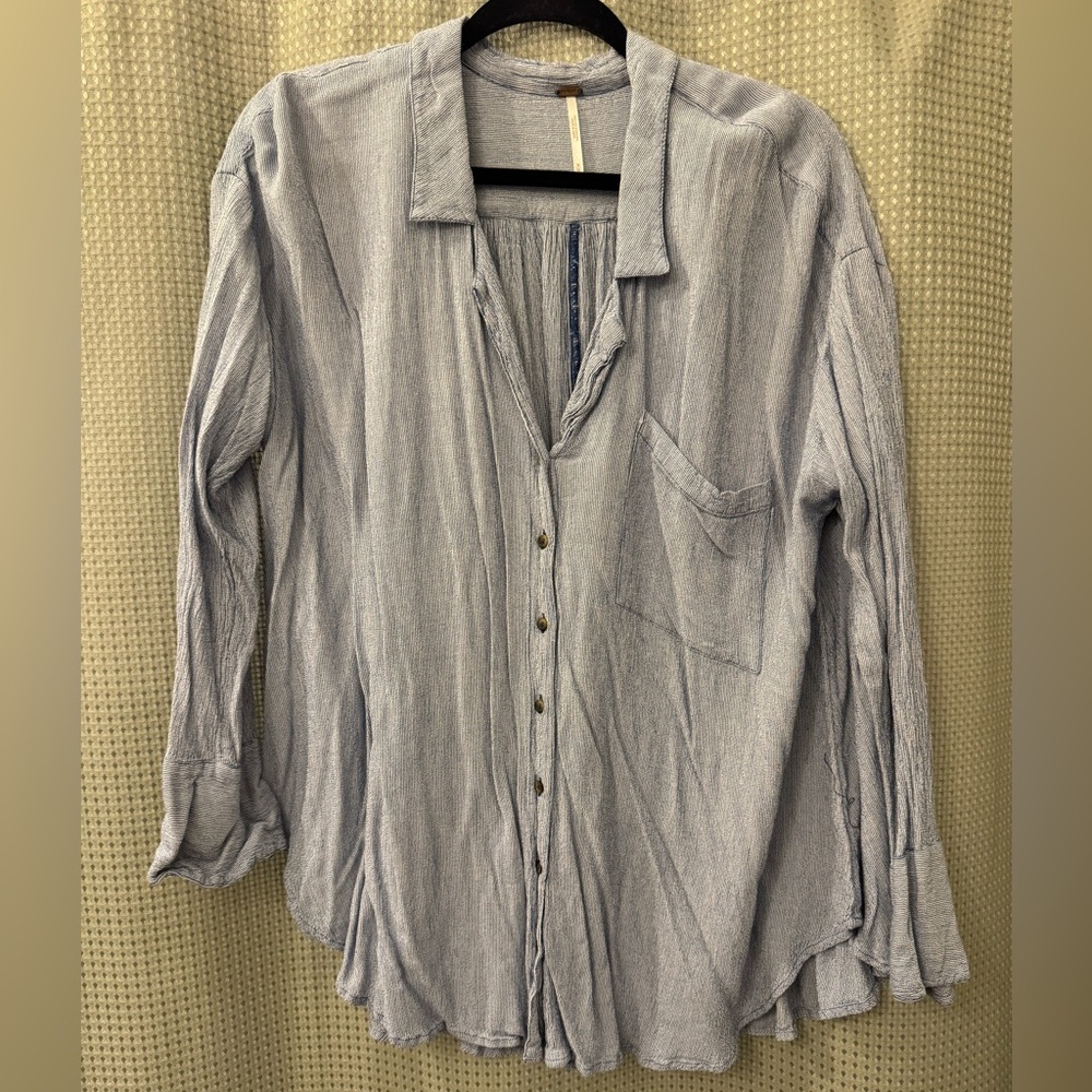 Free people button up top
